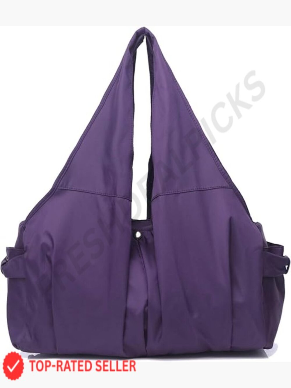 Large Hobo Tote Shoulder Bag Waterproof Oxford Nylon Lightweight Travel Purse